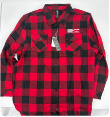 Plaid long sleeve red/black 'lumberjack' shirts (mens) (Copy)